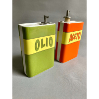 Vintage Italiaans olie en azijnstel